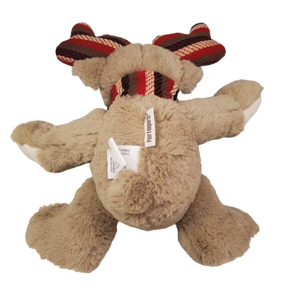 Pier 1 Imports Patches the Moose Plush Stuffed Collectible Christmas Moose Toys - Picture 3 of 9